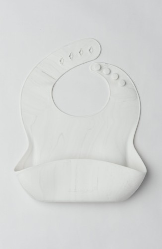 śliniak silikonowy Marble - LouLou Lollipop