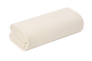 Bambusowy otulacz / lekki kocyk z jonami srebra 100x100 cream My Memi