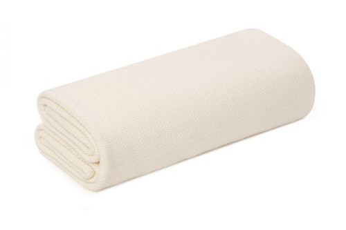 Bambusowy otulacz / lekki kocyk z jonami srebra 100x100 cream My Memi