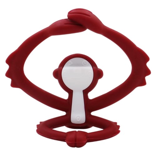 Gryzak Zabawka Małpka Chimney Red Mombella