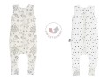 DWUSTRONNY ŚPIWOREK Z NÓŻKAMI bloom/czarne kropki (1-2 LATA) Sleepee 