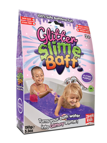 Zestaw do robienia glutów, Slime Baff Glitter fioletowy - Zimpli Kids
