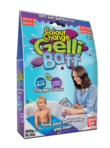 Magiczny proszek do kąpieli, Gelli Baff Colour Change błękitny - Zimpli Kids