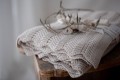 Bambusowy kocyk light beige 80x100 - feather  My Memi