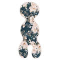 Wkładka bambusowa antypotowa do fotelika 0-13 kg Peonie Granat Samiboo 