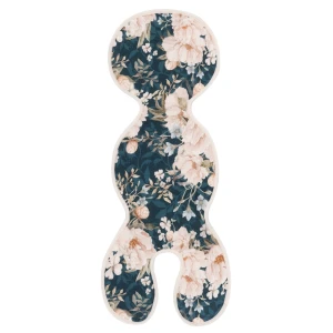 Wkładka bambusowa antypotowa do fotelika 0-13 kg Peonie Granat Samiboo 