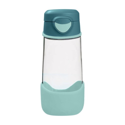 Butelka na wodę tritanowa, bidon sportowy dla dziecka 450 ml, Emerald Forest, b.box  