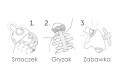 Gryzak Uspokajający Rybka 3w1 Mombella