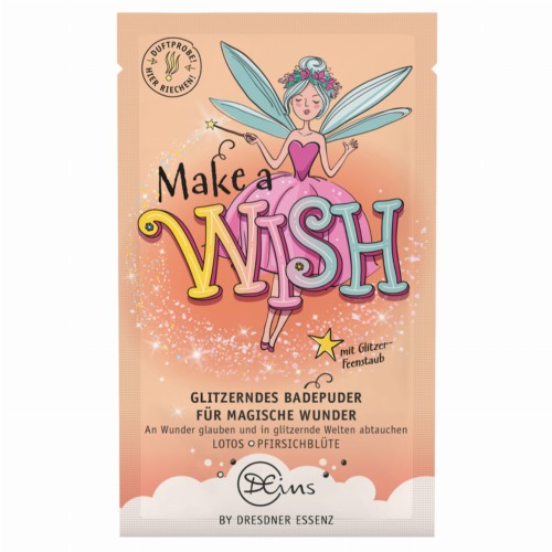 MAKE A WISH - PUDER DO KĄPIELI Z BROKATEM 60G DRESDNER ESSENZ