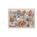 Magnetyczny labirynt Little Farm Little Dutch