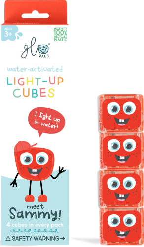 Kostki sensoryczne świecące w wodzie Sammy  - Glo Pals 