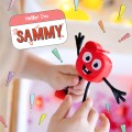Postać do kąpieli Sammy - zestaw z dwiema kostkami sensorycznymi świecącymi w wodzie  - Glo Pals