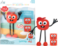 Postać do kąpieli Sammy - zestaw z dwiema kostkami sensorycznymi świecącymi w wodzie  - Glo Pals