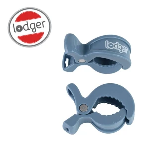 Klipsy klamry do wózka uniwersalne 2 szt. niebieskie Ocean Lodger 
