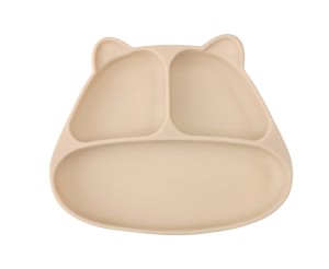 Talerzyk z Przyssawką Panda Light Brown Mombella 