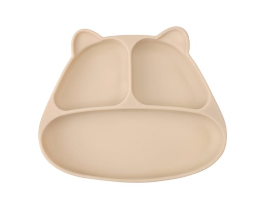 Talerzyk z Przyssawką Panda Light Brown Mombella 