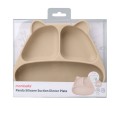 Talerzyk z Przyssawką Panda Light Brown Mombella 
