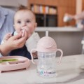 Bidon ze słomką 240 ml, Blush, b.box