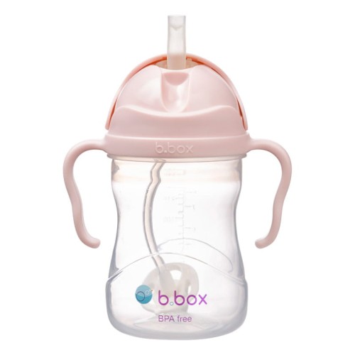 Bidon ze słomką 240 ml, Blush, b.box