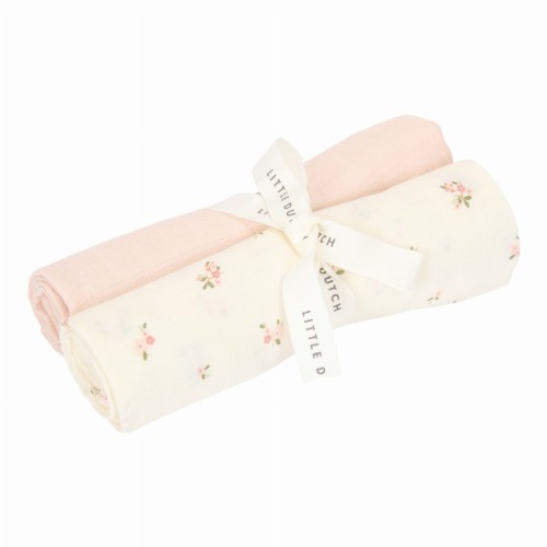 Otulacze muślinowe 70x70 cm Fairy Blossom & Blossom Little Dutch