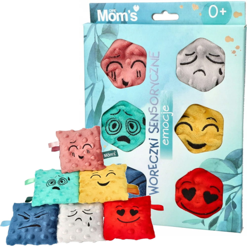 Emocje Woreczki Sensoryczne 6 szt.  Mom's Care