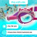 Okularki do pływania dla dzieci  Kotek różowy - Aqua2ude