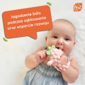 Gryzak silikonowy Razberry Grip, błękitny, RaZbaby