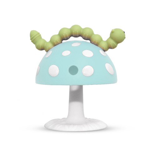 Gryzak Chompy z przyssawką, niebieski, RaZbaby