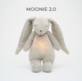 MOONIE 2.0 GRAY - SZUMIĄCY KRÓLICZEK ORGANIC Z LAMPKĄ