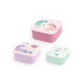 Zestaw 3 pudełek na lunch Jednorożce - Miniland