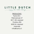 Drewniane łóżeczko dla lalek z pościelą FSC Little Dutch