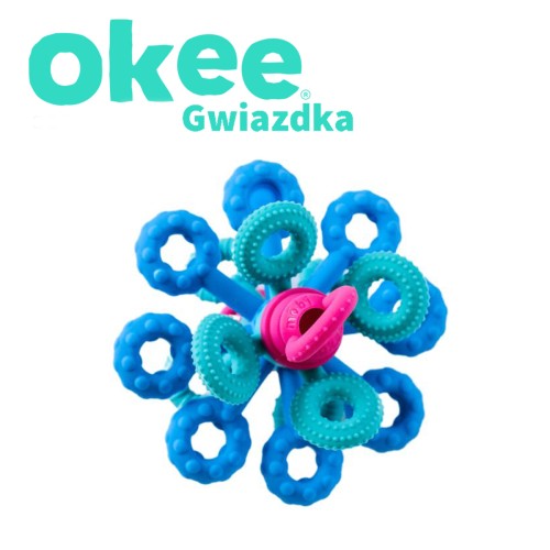 Gwiazdka Okee  - Zabawka sensoryczna - Mobi 