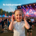 Słuchawki Wygłuszające 2w1 dla Dzieci i Niemowląt Beige - Zazu Fun
