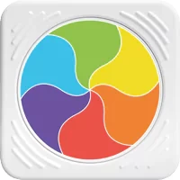 Tęczowe Kółeczko. Sensoryczny Kwadrat PlayTab - Fat Brain Toys