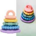 Silikonowa piramida, gryzaki krążki, GELATO - Jellystone