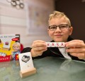 Gra - Kostka po kostce – Pisanie 4 kostki – Zabawka edukacyjna Montessori - Multigra