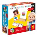 Gra - Kostka po kostce – Pisanie 4 kostki – Zabawka edukacyjna Montessori - Multigra