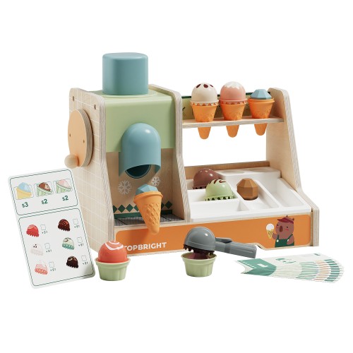 Duża lodziarnia - zabawka edukacyjna 36m+ - TOPBRIGHT