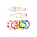 Zestaw tęczowych spinek i gumek do włosów Beryl 7 szt. Souza!