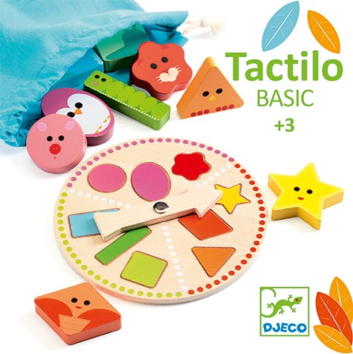 Drewniana gra lotto TACTILO BASIC - Djeco