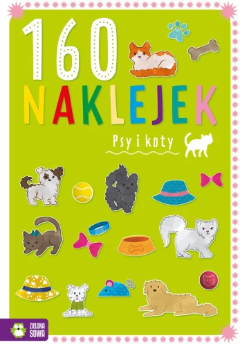 160 naklejek. Psy i koty
