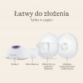 Laktator podwójny bezprzewodowy Hands-free - Lansinoh 