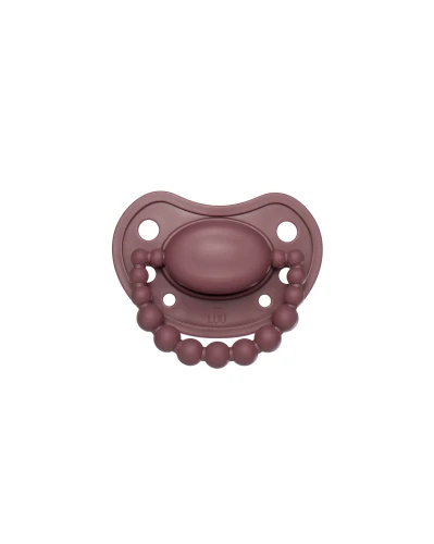 Smoczek pozycjonujący 6m+  Moroccan Pink - LUU Kids 