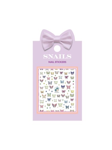 Naklejki na paznokcie dla dzieci Snails - Butterfly Garden
