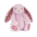 Króliczek LUX Liliowy z Kwiecistymi Uszami 31 cm Jellycat 