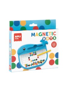 Mała tablica magnetyczna z kropkami Wieloryb Apli Kids