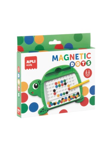 Mała tablica magnetyczna z kropkami Żółw Apli Kids