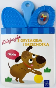 Książeczka z gryzakiem i grzechotką. Pupile