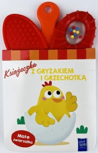 Książeczki z gryzakiem i grzechotką. Małe zwierzątka