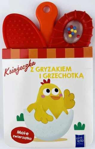 Książeczki z gryzakiem i grzechotką. Małe zwierzątka